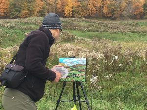 Mark Patton Painting in Plein Air 